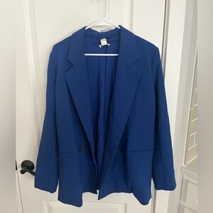 Anthropologie Blue Blazer Classic Suit Jacket